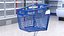 3D Shopping Carts and Baskets Collection Collection