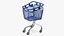 3D Shopping Carts and Baskets Collection Collection