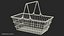 3D Shopping Carts and Baskets Collection Collection