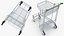 3D Shopping Carts and Baskets Collection Collection