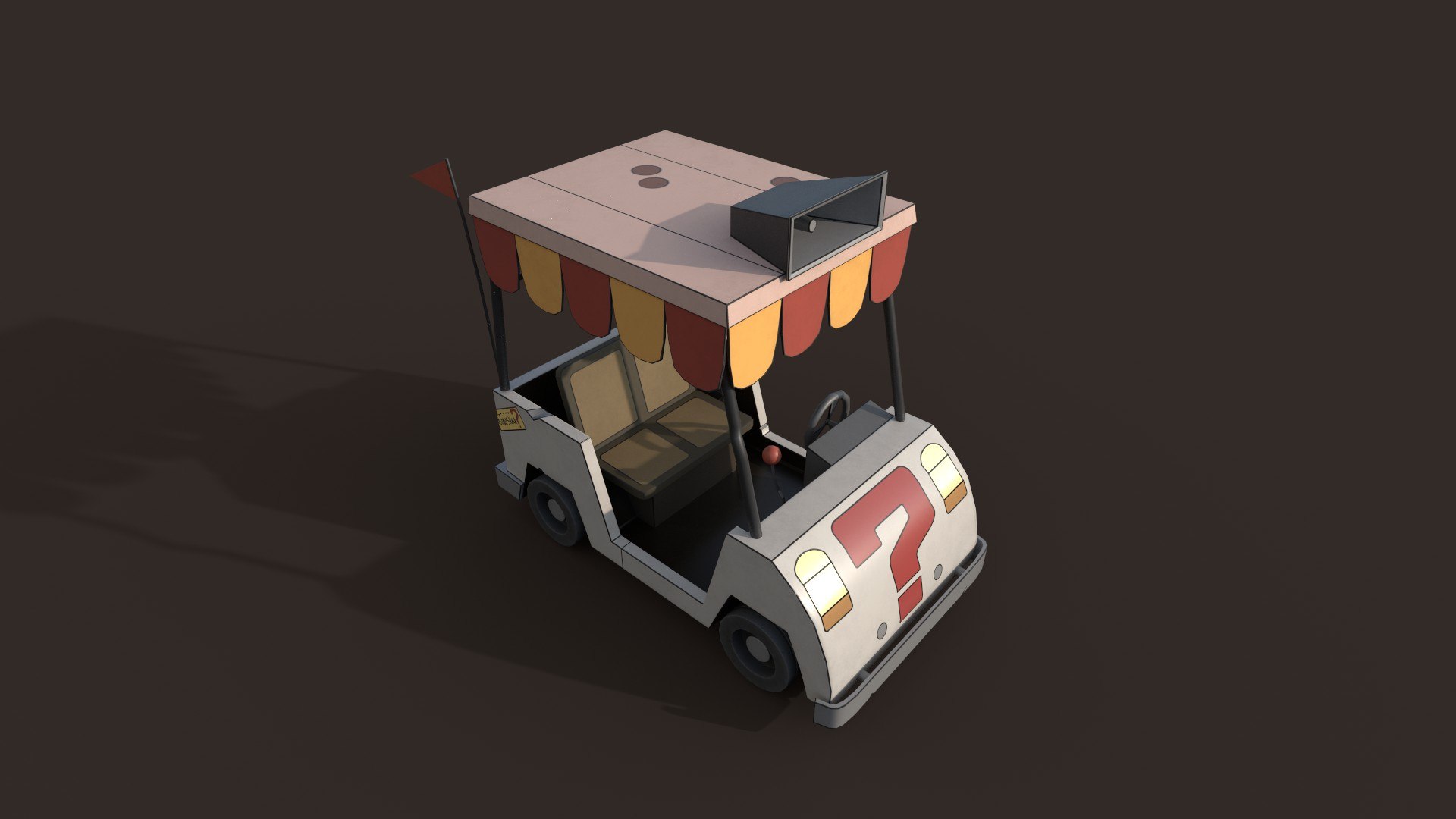 Mystery Cart- Gravity Falls 3D Model - TurboSquid 2102136