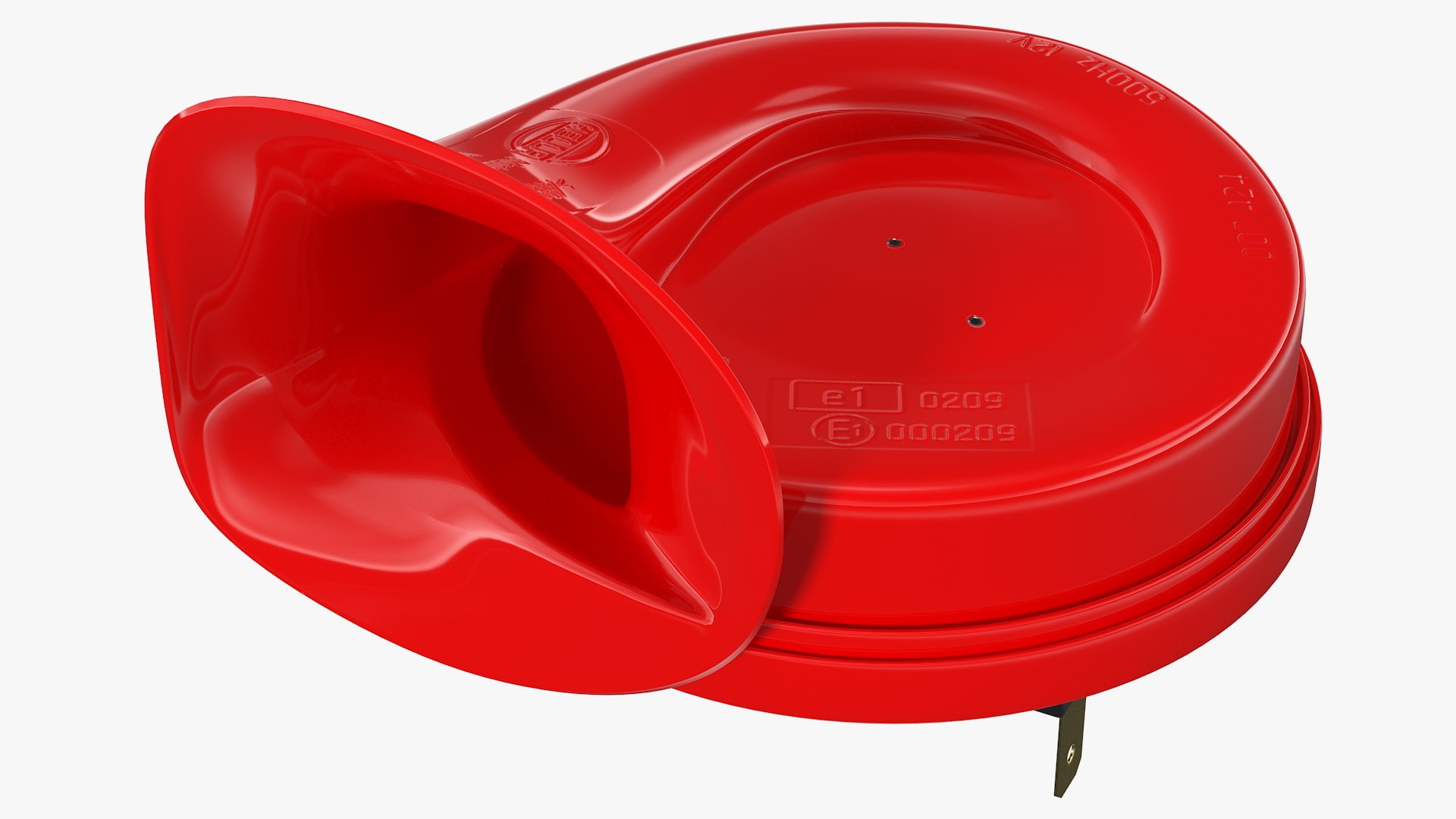 Hella High Tone Car Horn 500Hz 3D model preview