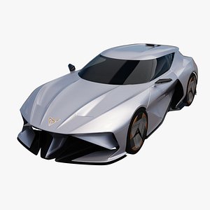 3D Cupra DarkRebel Concept
