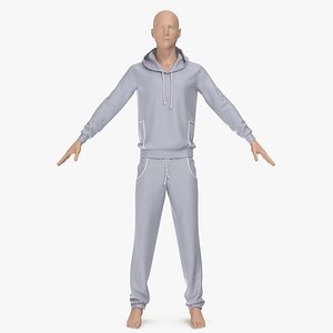 3D men s sportswear model