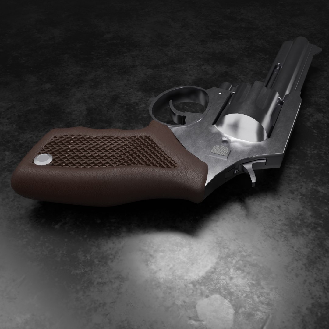 8-Shot Revolver 3D Model - TurboSquid 2170441