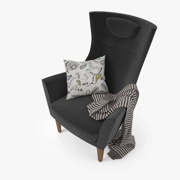 3d model ikea stockholm chair seat