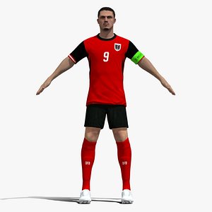 3D A-Pose Rigged Sabitzer 2026 3d model model