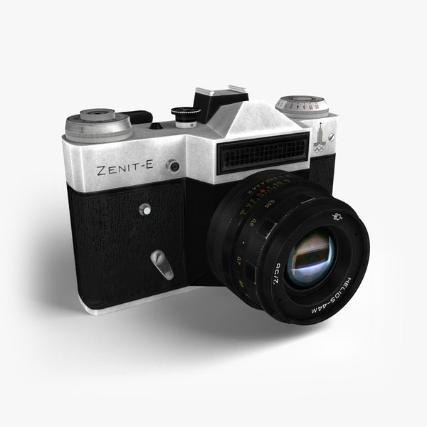 3d model of photocamera zenit-e