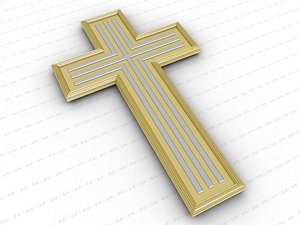 3D cross model