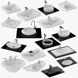 16 lavatory 3D model