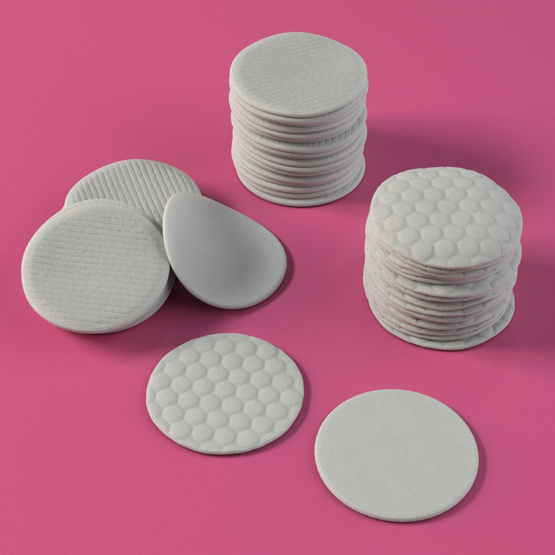 3D Cotton Pad TurboSquid 2205158