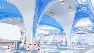 3D Gas Station 2