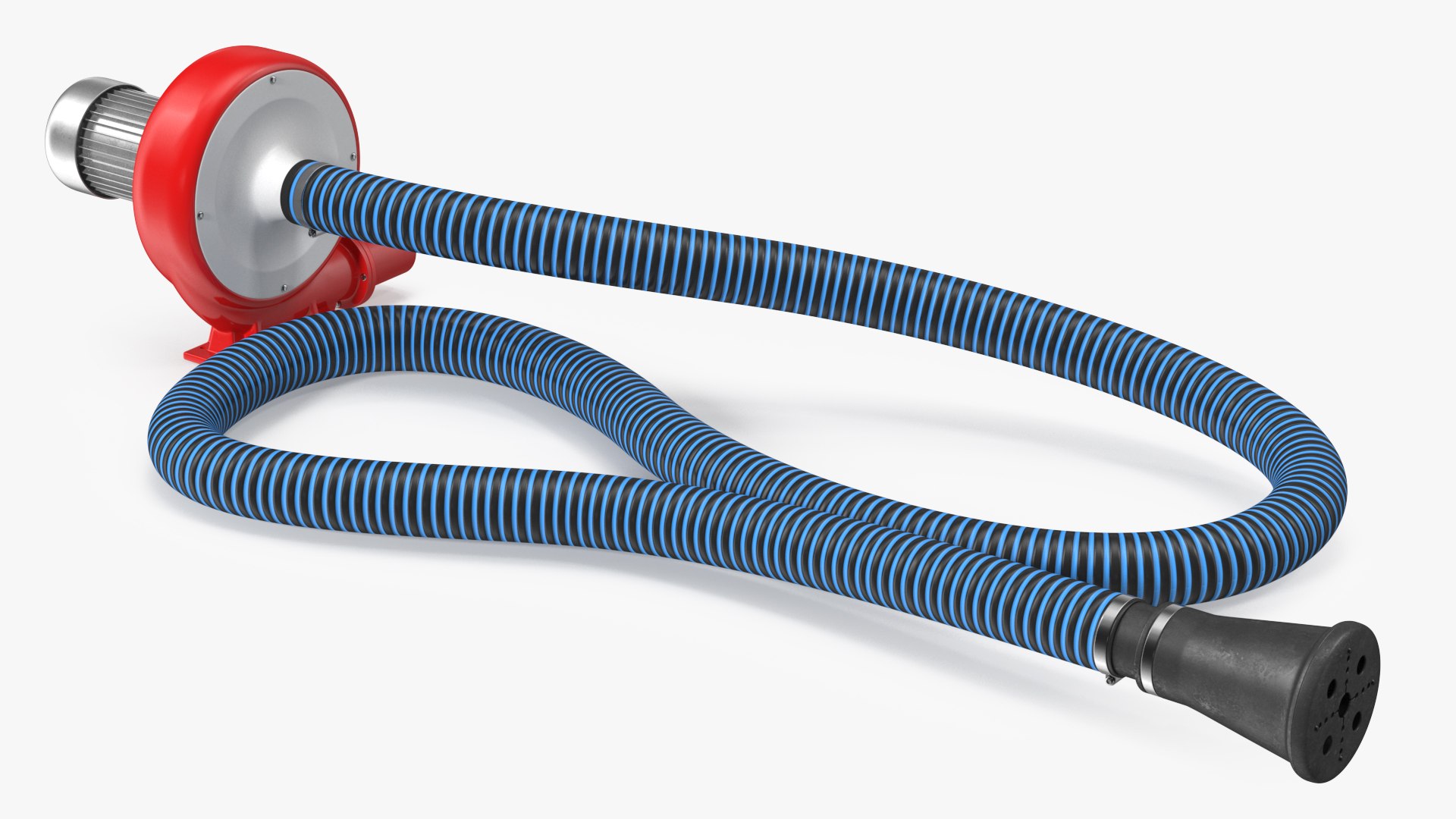 Exhaust Fume Extraction System Single Duct 3D model preview