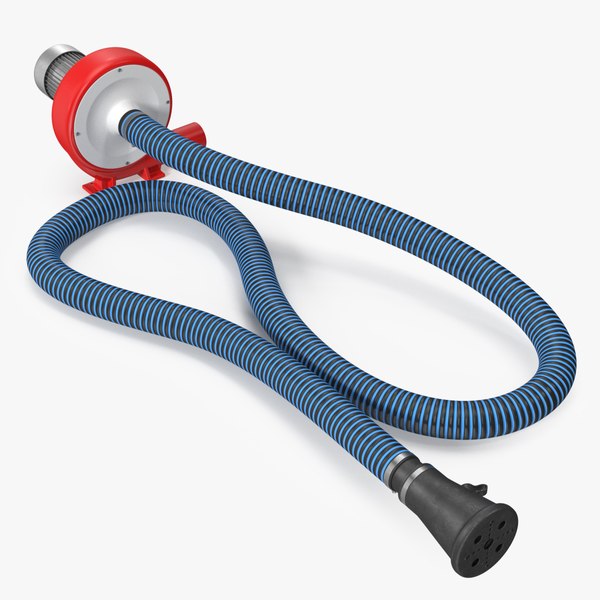 3D Exhaust Fume Extraction System Single Duct TurboSquid 1777335