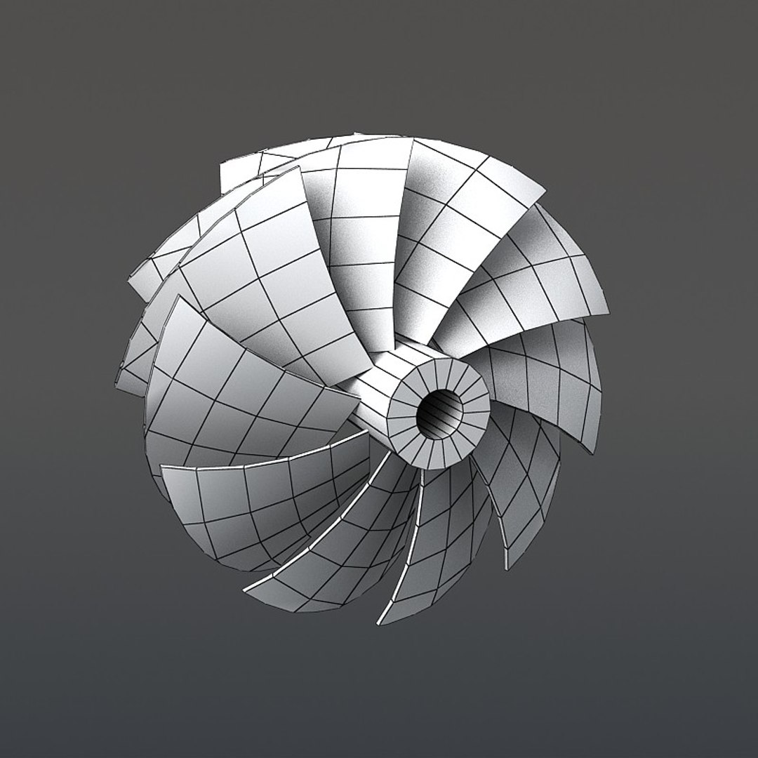 3d Turbocharger Turbo Model