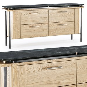 3D model Katty modern chest of drawers by Bpoint Design
