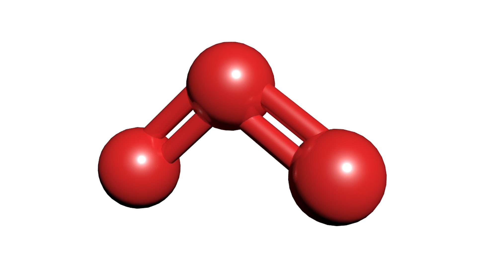 3D o3 molecule ozone model - TurboSquid 1425810