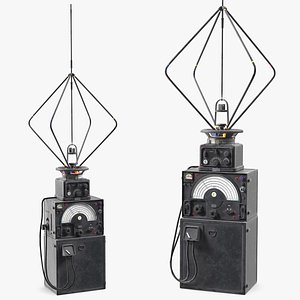 WW2 Radio Direction Finder Antenna with Amplifier