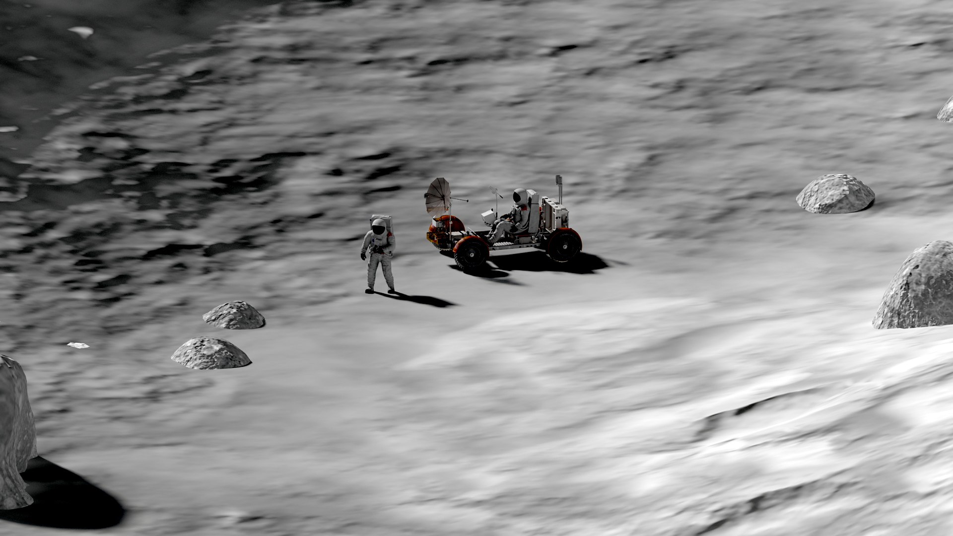 Astronauts with Lunar Roving Vehicle on Moon Surface 3D https://p.turbosquid.com/ts-thumb/iZ/rT7P9A/Rh/astronautswithlunarrovingvehicleonmoonsurface3dmodel002/jpg/1643803263/1920x1080/fit_q87/c3844e2abb559523eba3af21937c1c554c47b1e4/astronautswithlunarrovingvehicleonmoonsurface3dmodel002.jpg