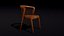 Silla taburete de madera con mesas de comedor