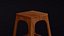 Silla taburete de madera con mesas de comedor