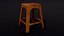 Silla taburete de madera con mesas de comedor