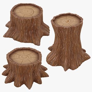 Cartoon Tree Stump Collection