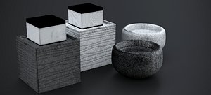 3D model GREEN MATCHA CAKE AND TEA SET 2023 RAW