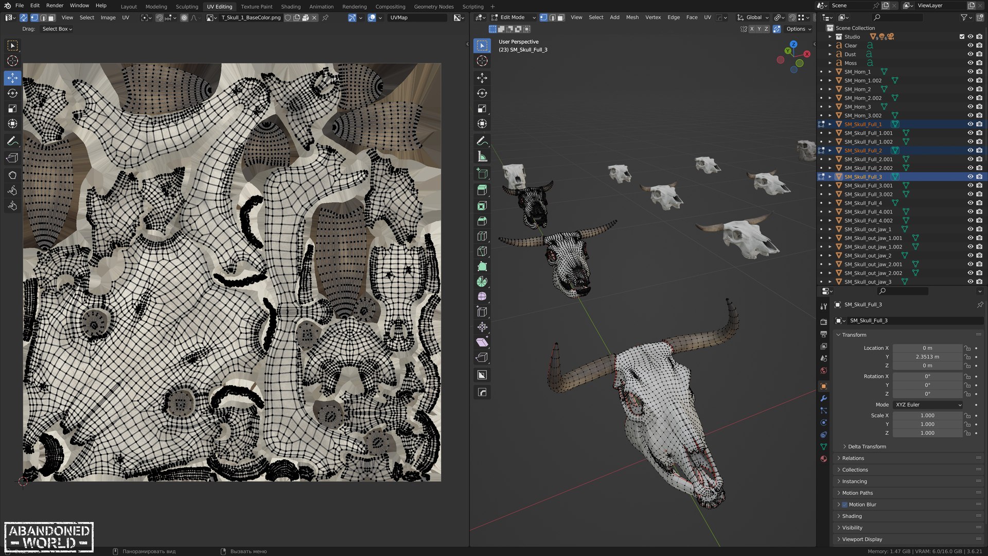 3D Cow Skull https://p.turbosquid.com/ts-thumb/iZ/wh4p2f/V1/blender5/jpg/1743689193/1920x1080/fit_q87/ac2073726888f1f86e77e7be8349931edd5af86a/blender5.jpg