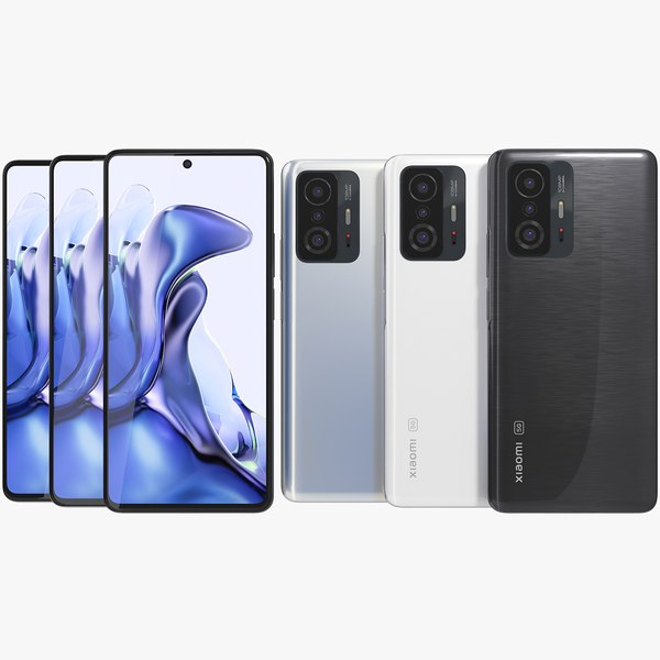 3D model Xiaomi 11T and 11T Pro All Colors