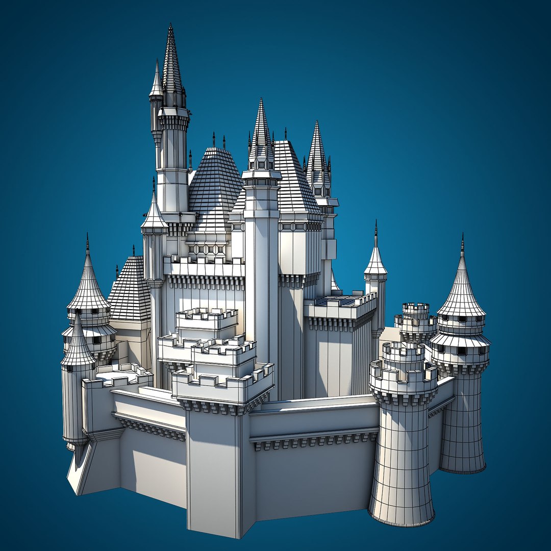 Fantasy Castle 3d Max