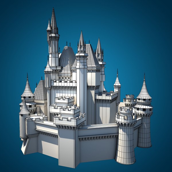 fantasy castle 3d max