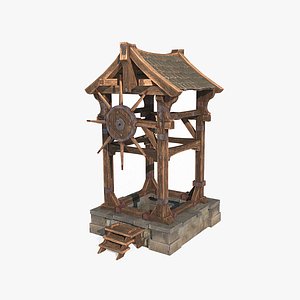 3D Mythical Era Architecture Water Well model