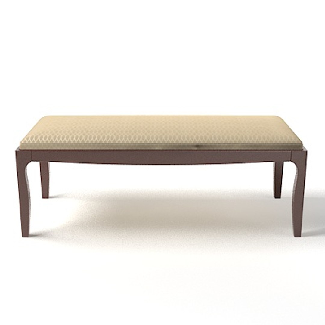 barbara slipper bench 3ds