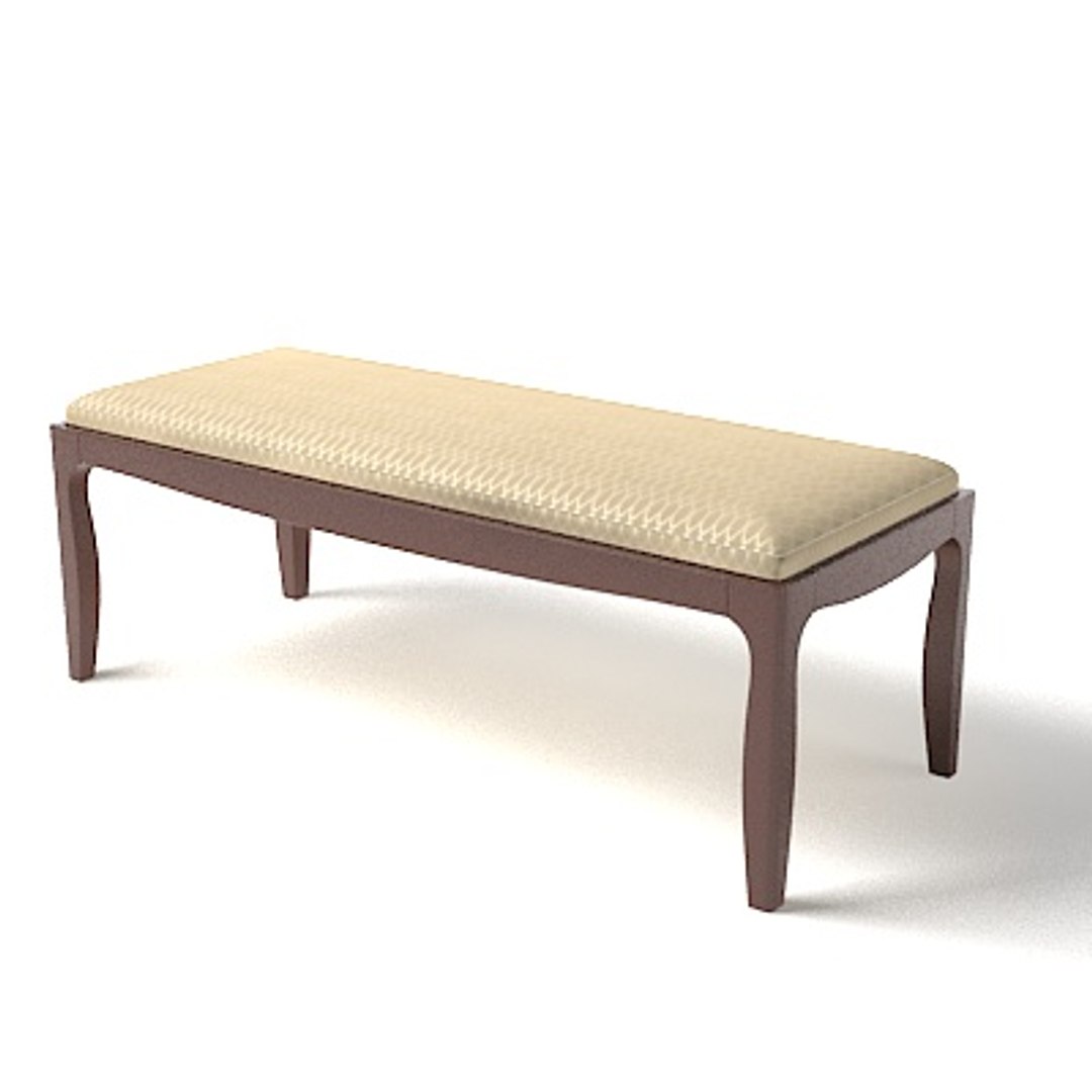 barbara slipper bench 3ds