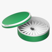 Snus Plastic Box with Pouches Mockup 02