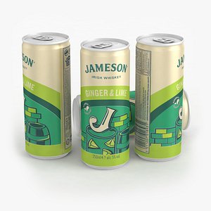 Alcohol Can Jameson Irish Whiskey Ginger and Lime 250ml 2024