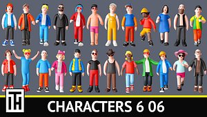 3D model Characters 6 06