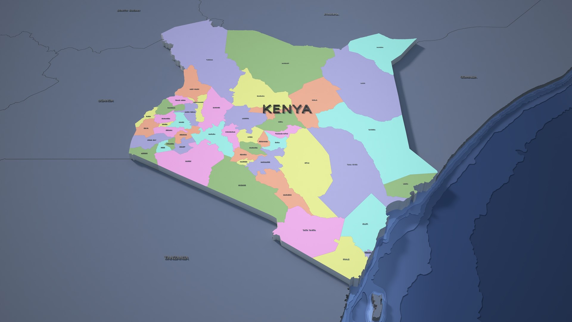 3D model Kenya Admin 1 3D Map - LatLong https://p.turbosquid.com/ts-thumb/ia/G31Bcl/fV/d03/jpg/1789701167/1920x1080/fit_q87/01ee5dc8ee24546bcbdff597533c513c057038f0/d03.jpg