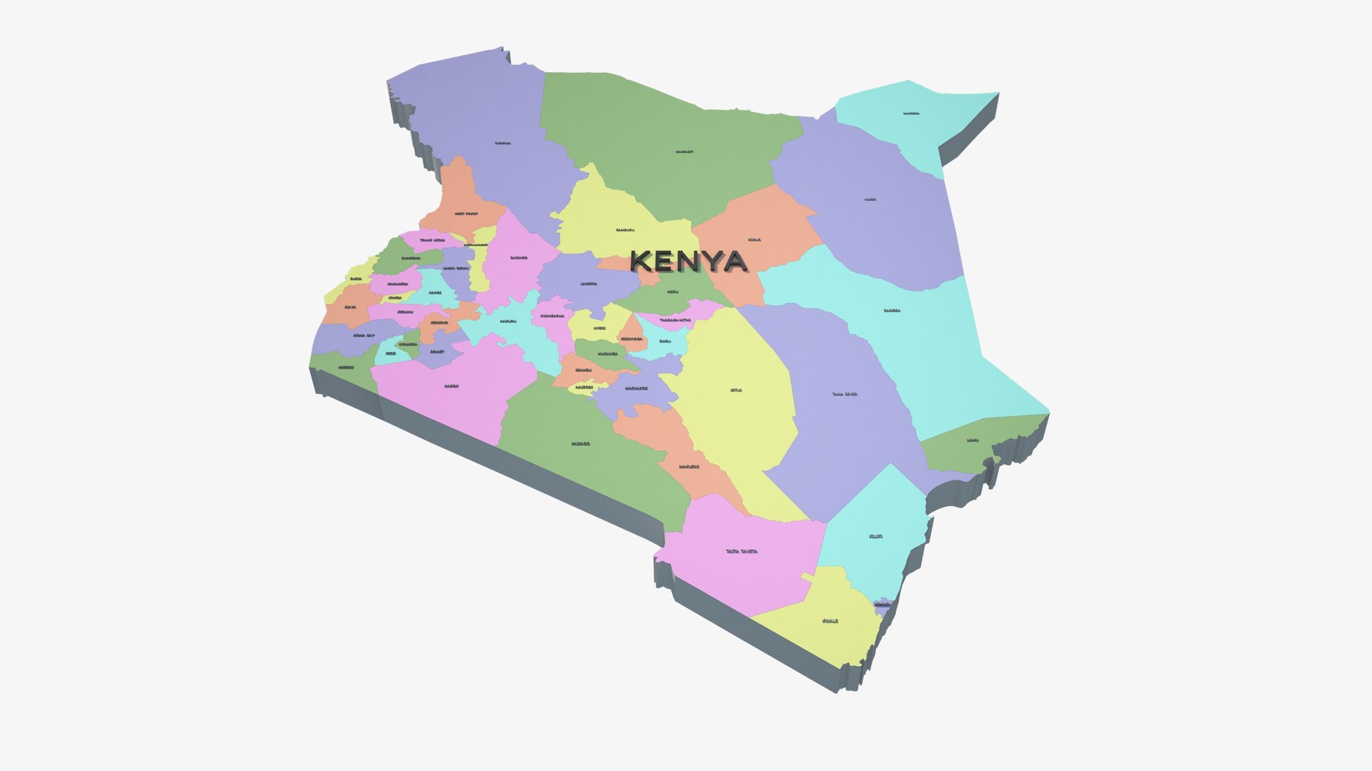 3D model Kenya Admin 1 3D Map - LatLong https://p.turbosquid.com/ts-thumb/ia/G31Bcl/rU/a01/jpg/1789701129/1920x1080/fit_q87/079a538dae175ea893dd36d8f038ef55be93e457/a01.jpg