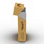 3d model opened cigarettes pack camel