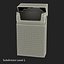 3d model opened cigarettes pack camel