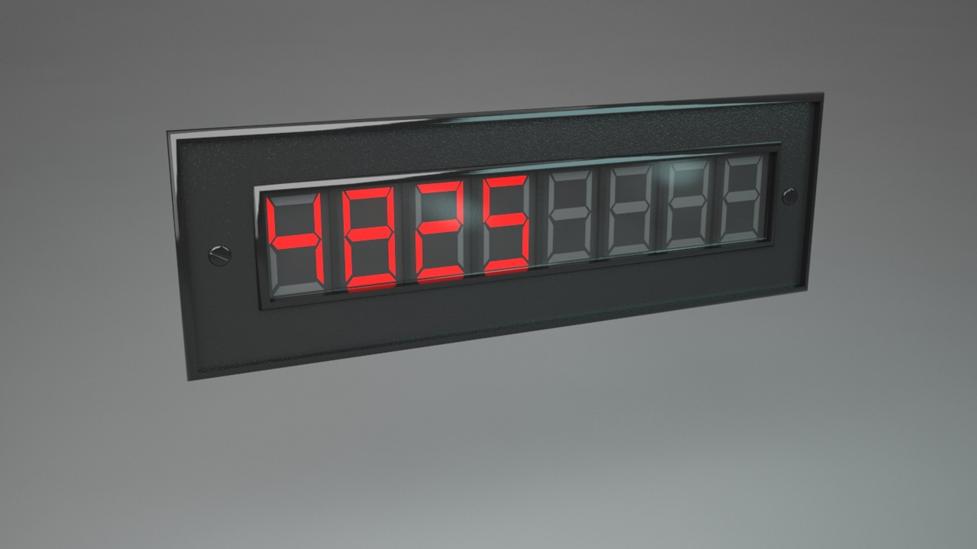 Digital Counter 3d Model