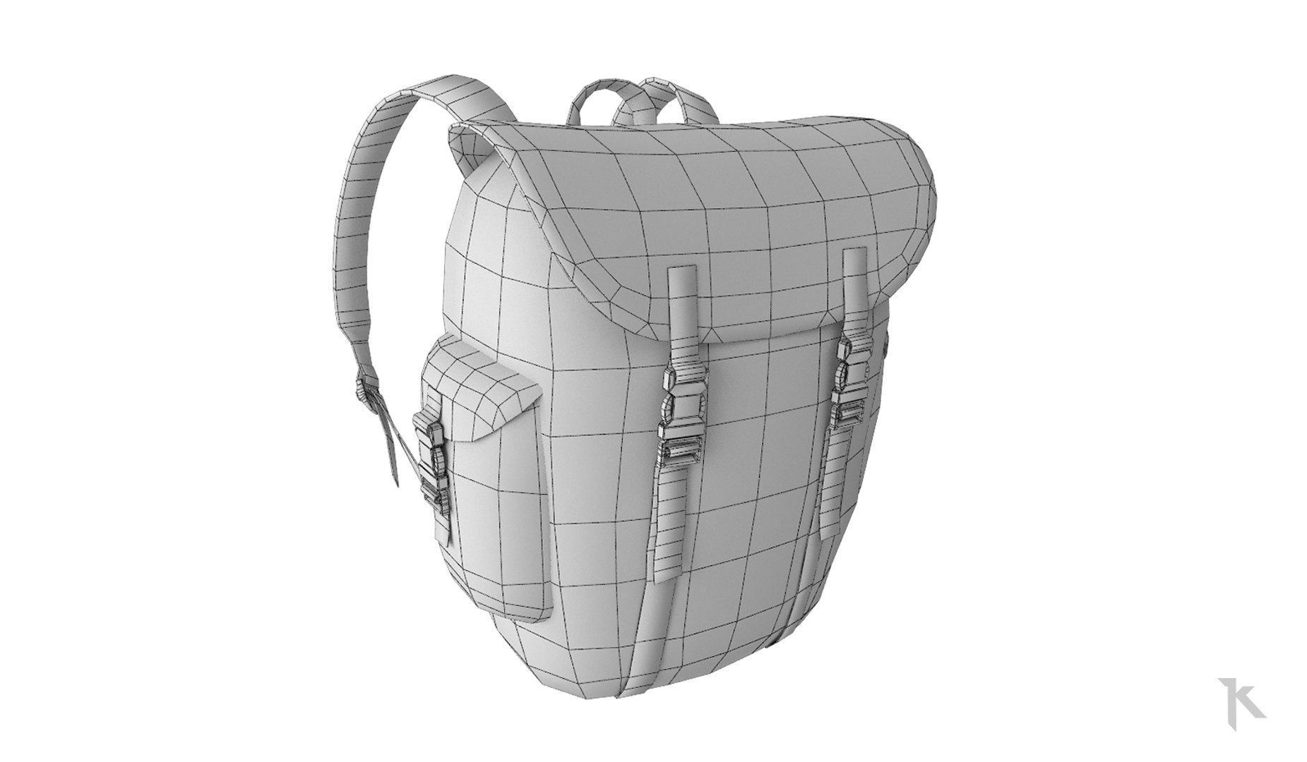 3D backpack valentino garavani model - TurboSquid 1513554