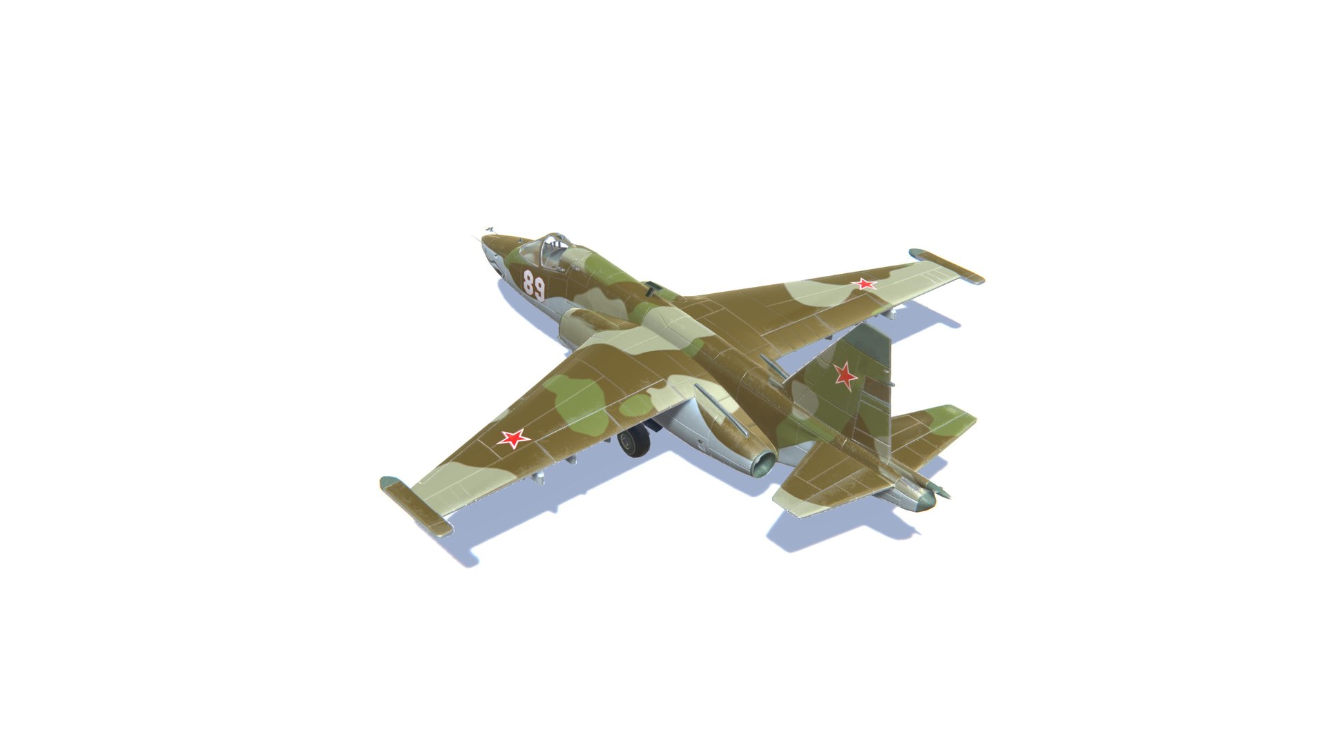 3D model SU-25 Frogfoot Jet Fighter Aircraft Low-poly 3D model https://p.turbosquid.com/ts-thumb/ia/MWoKvd/RP/screenshot79/jpg/1634152163/1920x1080/fit_q87/245760b530ad0b6e1f3a77dbaed2d82d24a54ec6/screenshot79.jpg