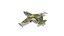 SU-25 Frogfoot Jet Fighter Aircraft Modelo 3D de baja poli