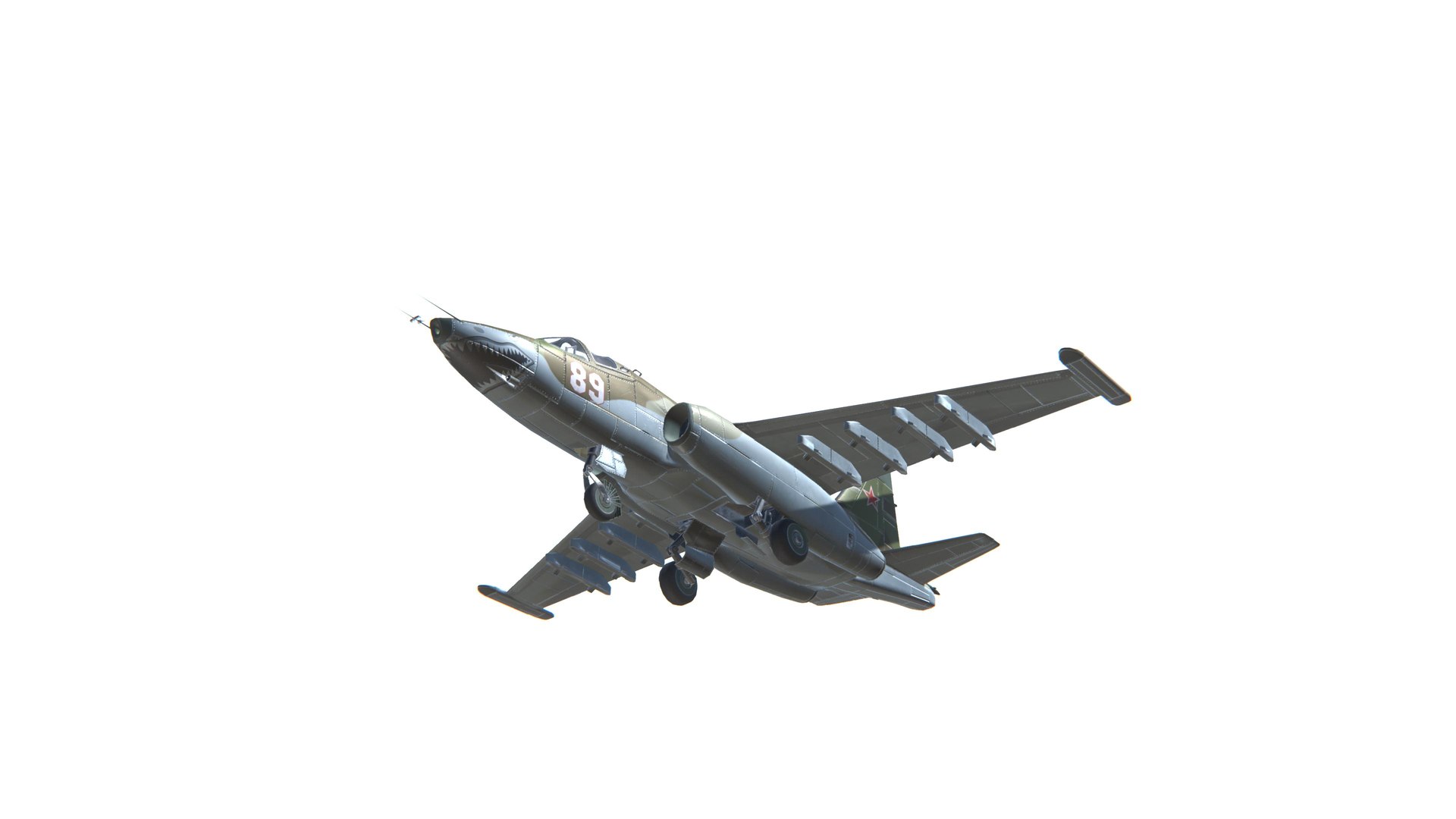 3D model SU-25 Frogfoot Jet Fighter Aircraft Low-poly 3D model https://p.turbosquid.com/ts-thumb/ia/MWoKvd/aP/screenshot82/jpg/1634152151/1920x1080/fit_q87/702c498b2460df3ce5e62e38cb6b2fb0ad619ecc/screenshot82.jpg
