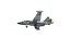 SU-25 Frogfoot Jet Fighter Aircraft Modelo 3D de baja poli