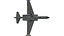 SU-25 Frogfoot Jet Fighter Aircraft Modelo 3D de baja poli