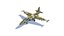 SU-25 Frogfoot Jet Fighter Aircraft Modelo 3D de baja poli